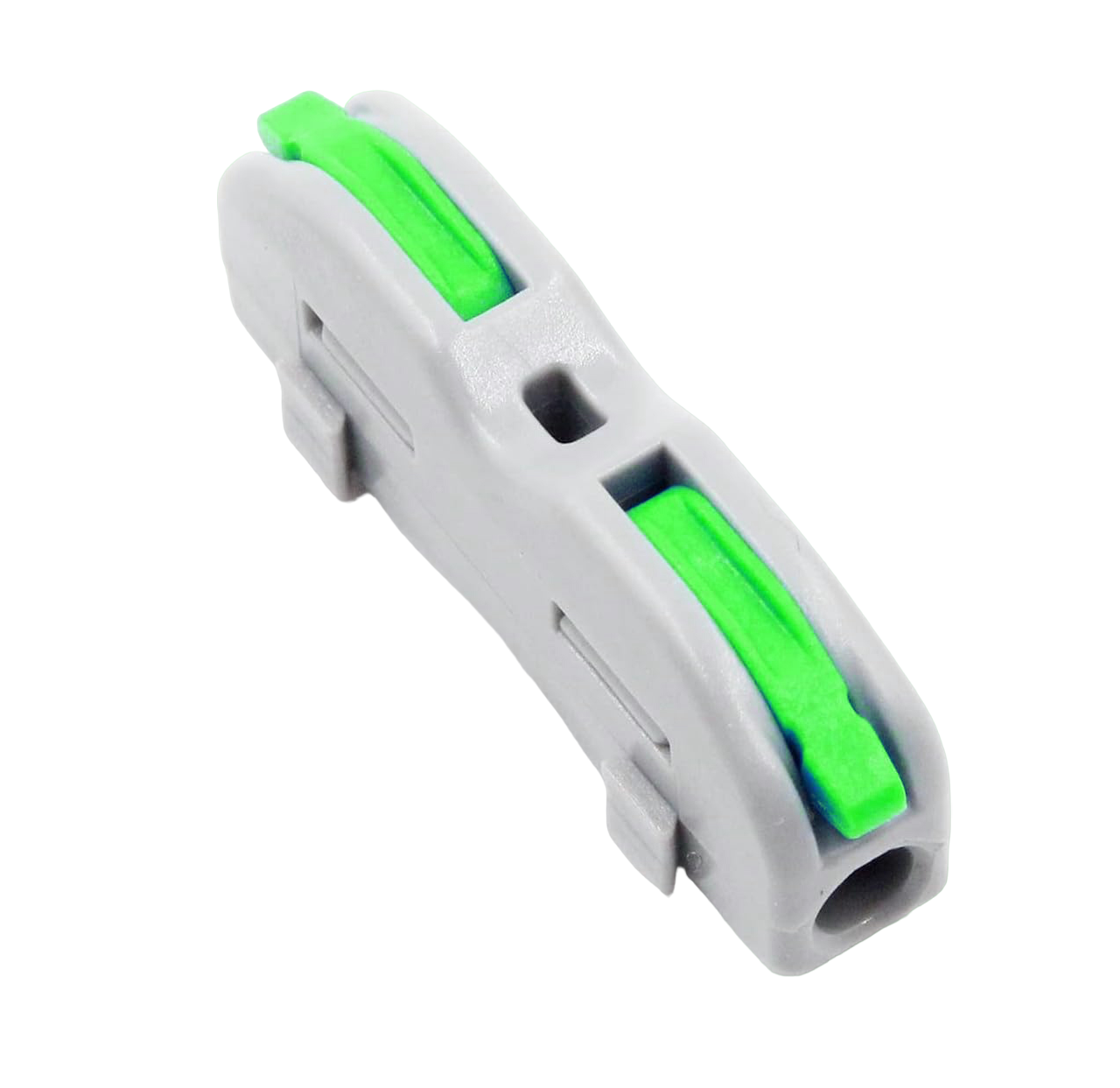 Клемма проходная Tactix 0,08-4 мм2 32А 1-1 наборная 39,5х9х14,5 мм Зеленый (P421G)