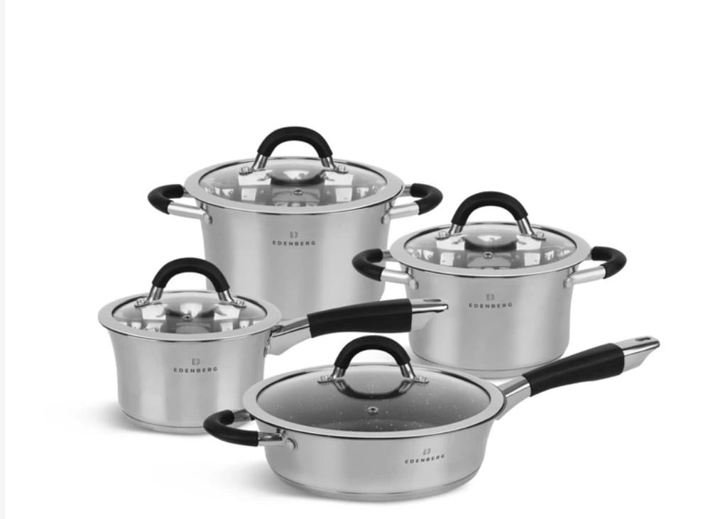 Набор посуды Edenberg EB-2407 из нержавеющей стали 4 шт. (EB-2407)