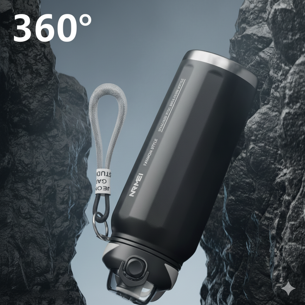 Термос NRMEI з нержавіючої сталі 316 герметичний не містить BPA 1000 мл Чорний (2817358959) - фото 3 Термос NRMEI з нержавіючої сталі 316 герметичний не містить BPA 1000 мл Чорний (2817358959) - фото 3