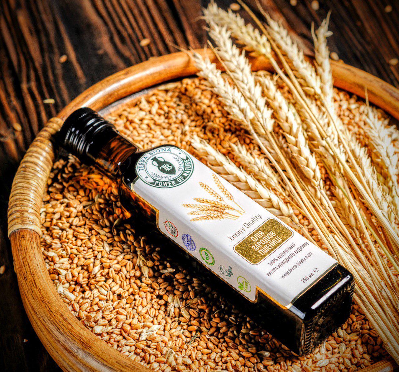 Масло зародышей пшеницы Terra Biona холодного отжима 250 мл (17787002) Масло зародышей пшеницы Terra Biona холодного отжима 250 мл (17787002)