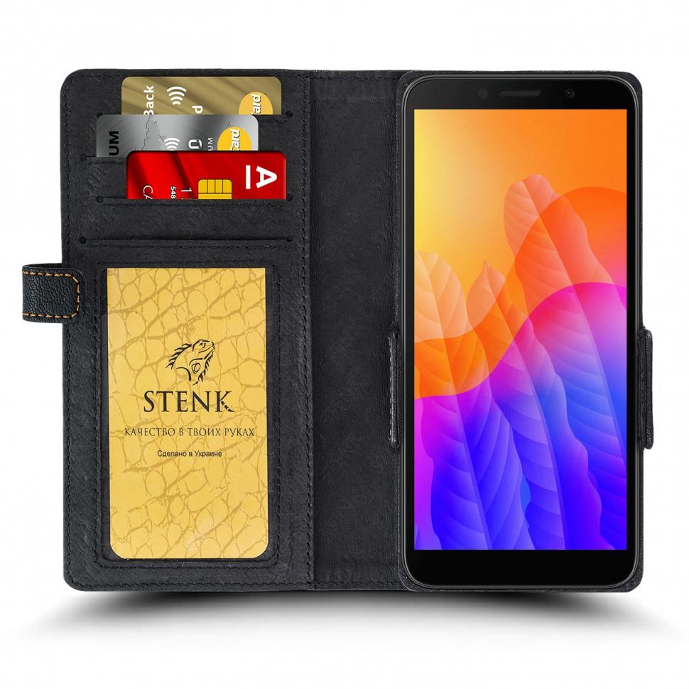 Чехол книжка Stenk Wallet для Huawei Y5P Черный (67252)