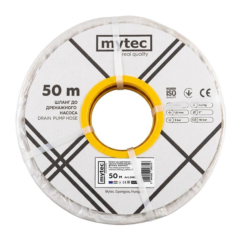 Шланг дренажный Mytec 50 м Ø 2" 50 мм (64626)