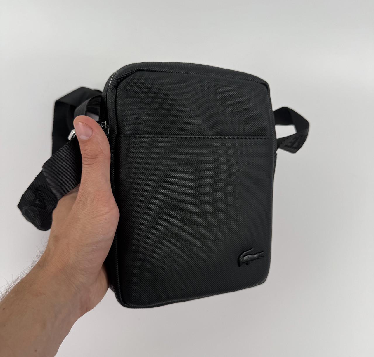 Барсетка Lacoste через плечо Черный - фото 4 Барсетка Lacoste через плечо Черный - фото 4