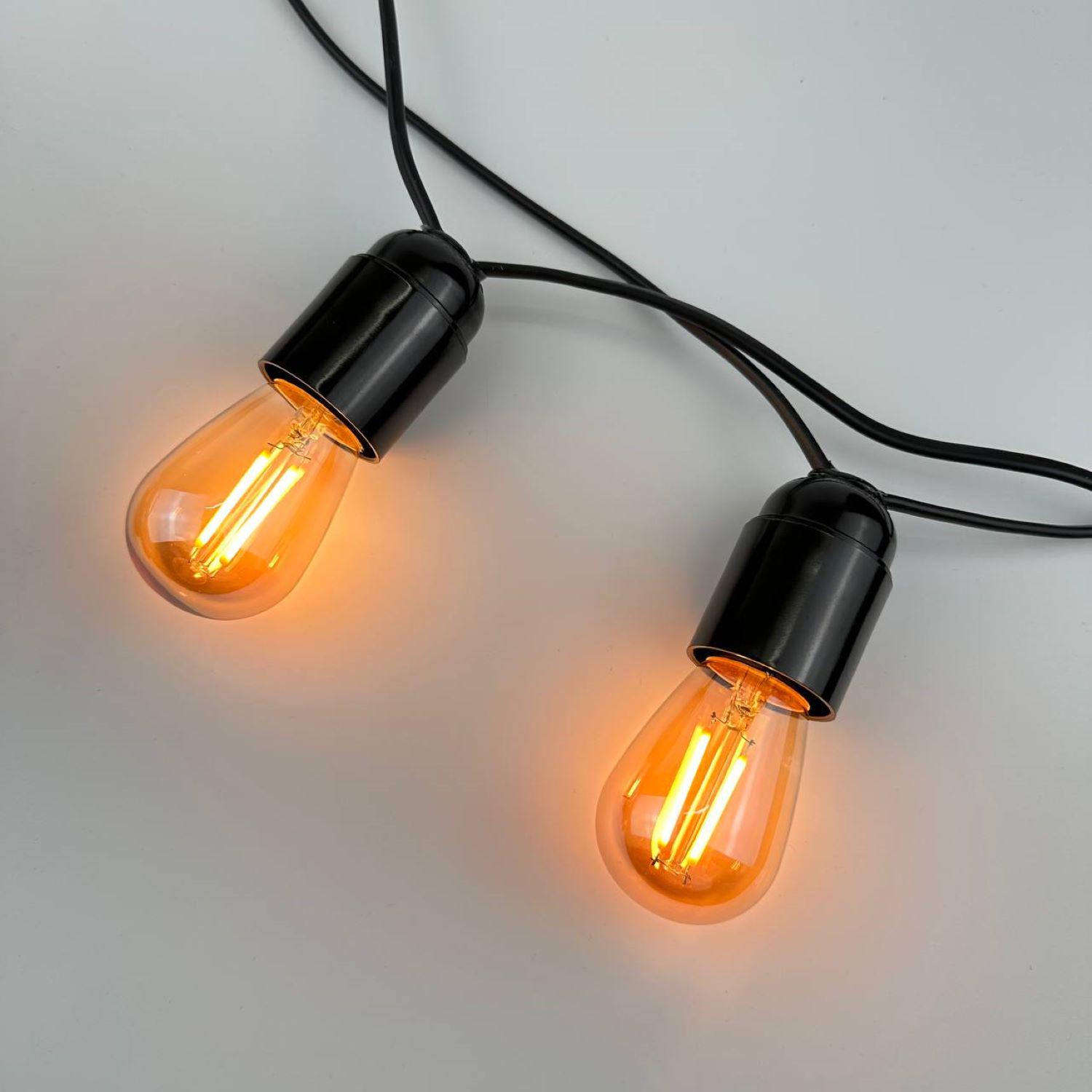 Лампа Edisons LED ST45 Gold E27 2W 2200K скляна колба (7990) - фото 5 Лампа Edisons LED ST45 Gold E27 2W 2200K скляна колба (7990) - фото 5