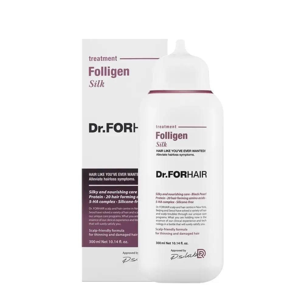 Маска-кондиционер для поврежденных волос Dr.FORHAIR Folligen Silk Treatment восстанавливающая 300 мл (10411798) Маска-кондиционер для поврежденных волос Dr.FORHAIR Folligen Silk Treatment восстанавливающая 300 мл (10411798)