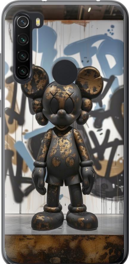 Чехол на Xiaomi Redmi Note 8 Bronze kaws v2 (6098u-1787-42517)