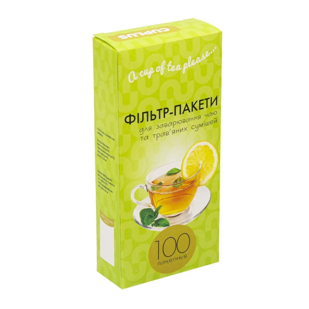 Фильтр-пакеты для заваривания чайных смесей CUPLUS L 100 шт.