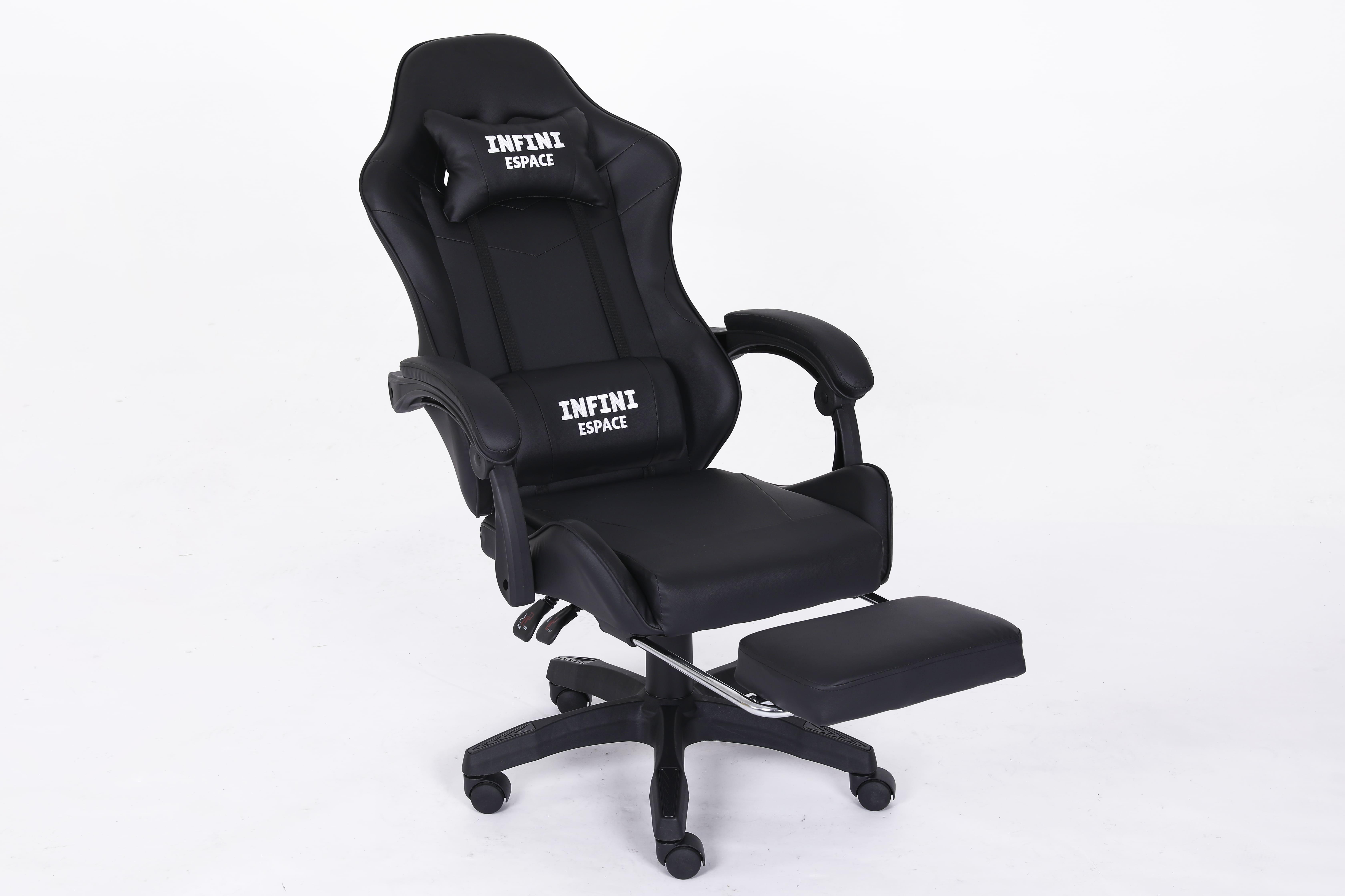 Кресло компьютерное с подставкой для ног Infini Espace Черный (22288278) - фото 3 Кресло компьютерное с подставкой для ног Infini Espace Черный (22288278) - фото 3