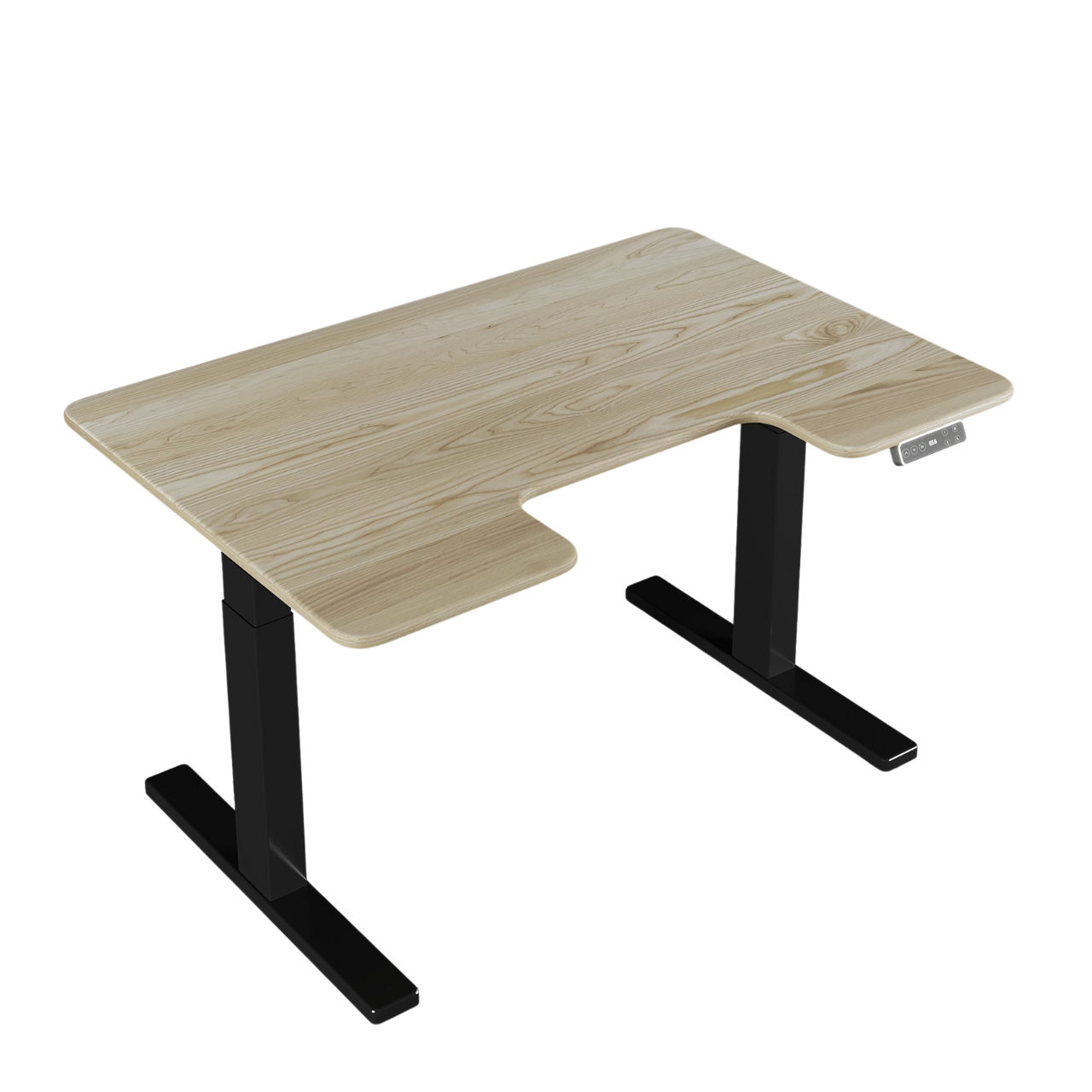 Стол с регулировкой высоты TEHNOTABLE BestFit Pro с эргономичным вырезом ясень 1200x820x20 мм (005-19-01/020-16-01) Стол с регулировкой высоты TEHNOTABLE BestFit Pro с эргономичным вырезом ясень 1200x820x20 мм (005-19-01/020-16-01)