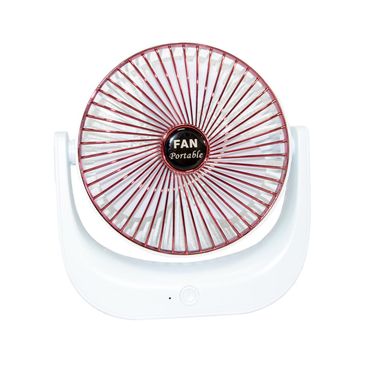 Вентилятор аккумуляторный Fan Portable F138 4,5W Бело-красный (1011032-Other-1)