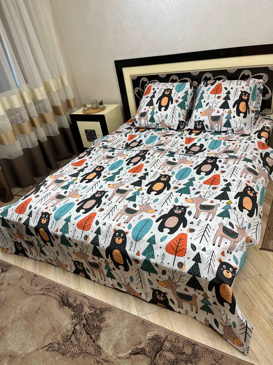 Комплект постельного белья полуторный наволочки 50x70 см (DR-а1) Комплект постельного белья полуторный наволочки 50x70 см (DR-а1)