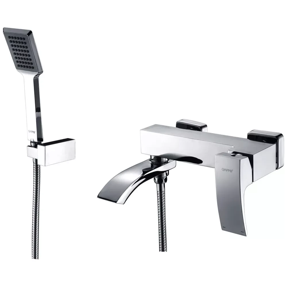 Смеситель для ванны Gappo Jacob G3207 с душевым гарнитуром Хром (2465587222)