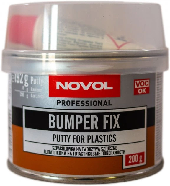 Шпатлевка NOVOL Bumper fix для пластика 200 г