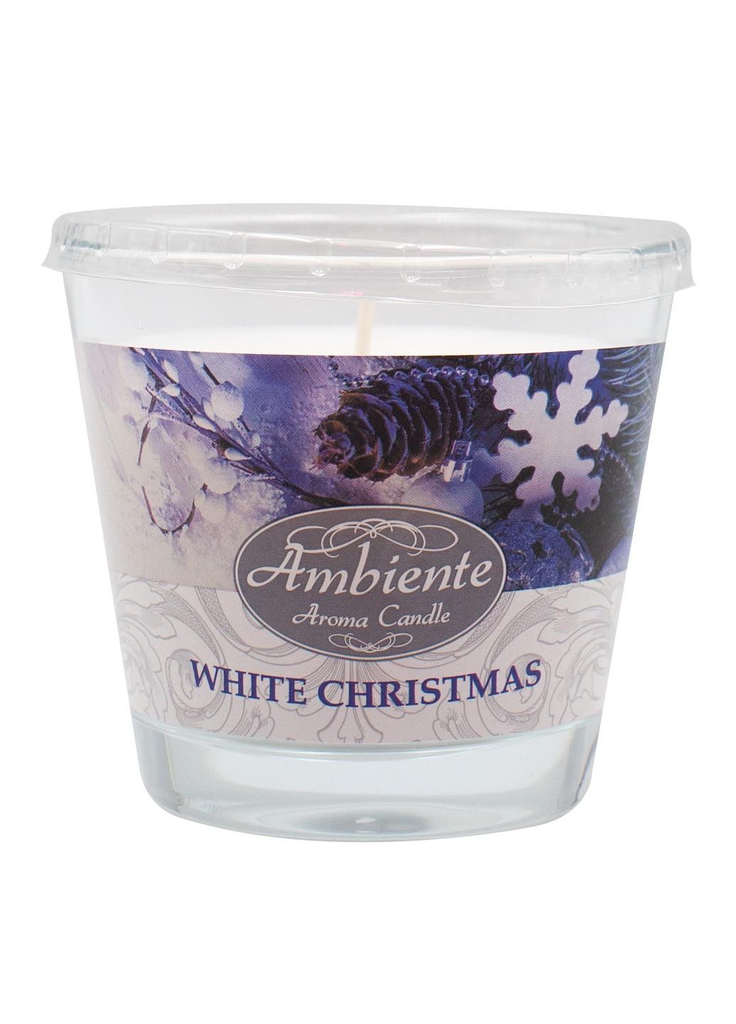 Ароматизированная свеча в стакане Candlesense Decor White Christmas (Е-01225)