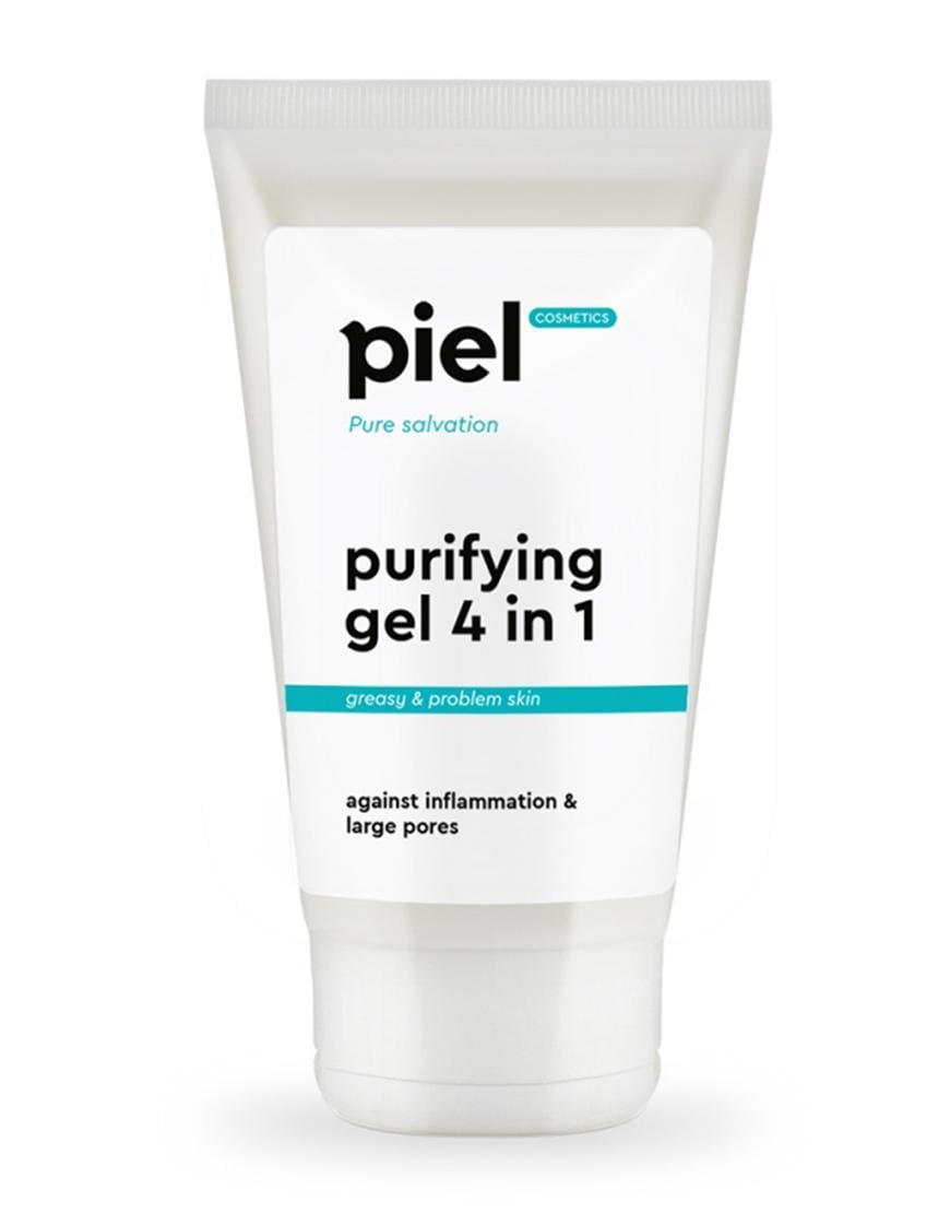 Гель для вмивання очищувальний для проблемної шкіри унісекс Purifying Gel Cleaner PIEL COSMETICS 4в1 150 мл