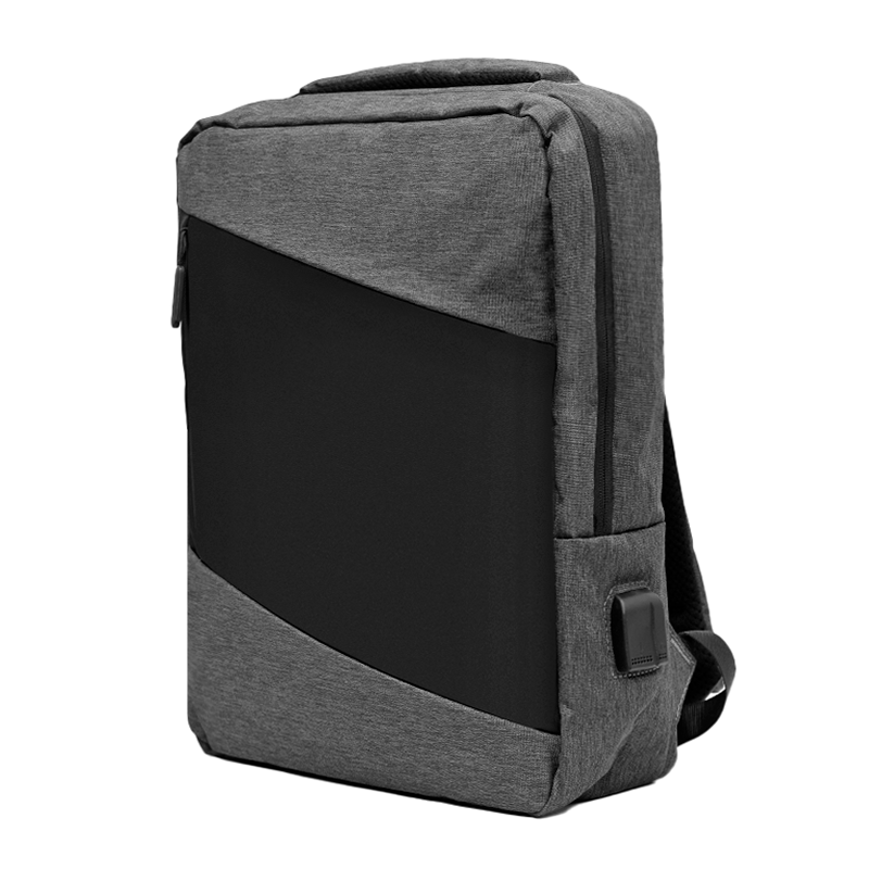 Рюкзак городской Lesko 1910 20L Dark Gray с USB-портом унисекс