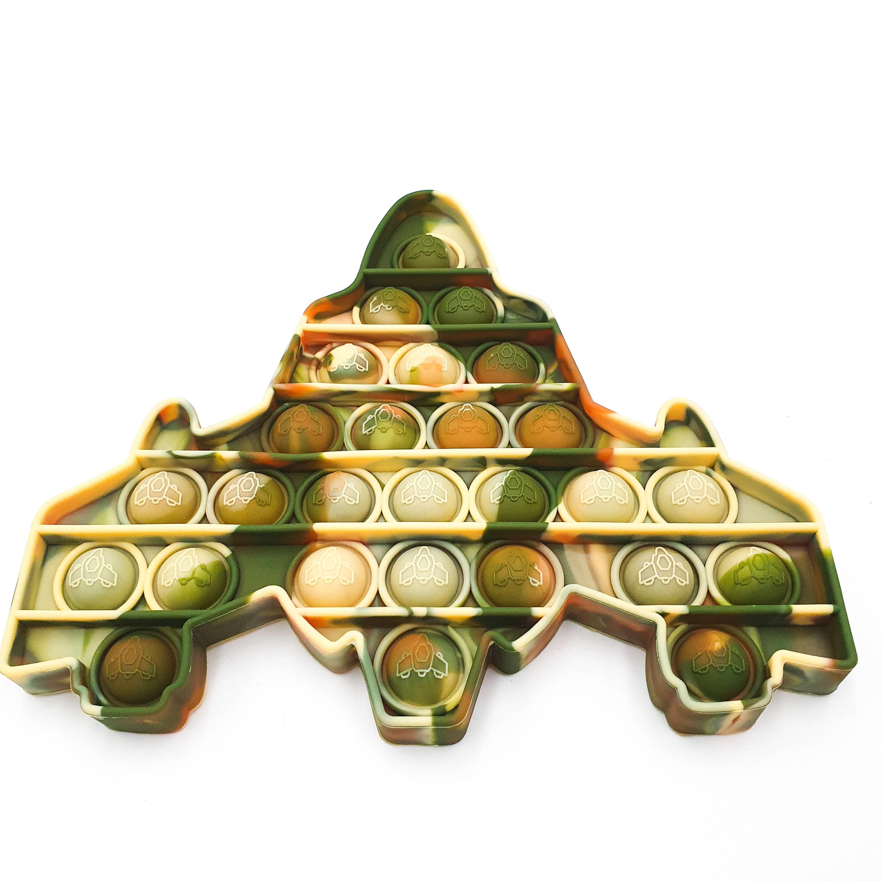 Бесконечная пупырка антистресс плотный UKC Pop It Fidget Зеленый