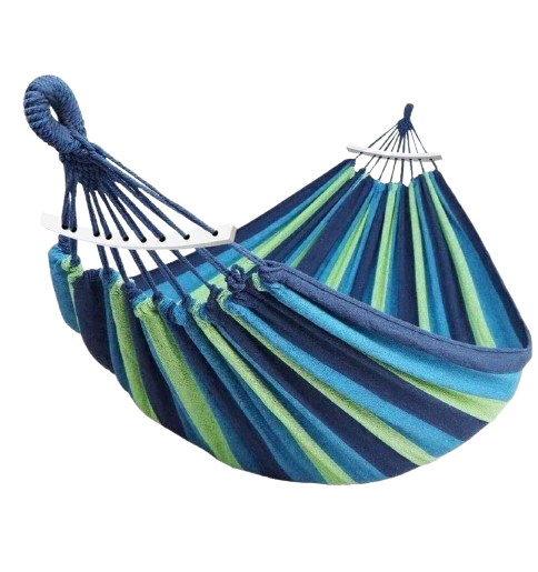 Гамак двомісний з планкою WCG SUMMER XXL 200х150 см Зелений (2371513960)