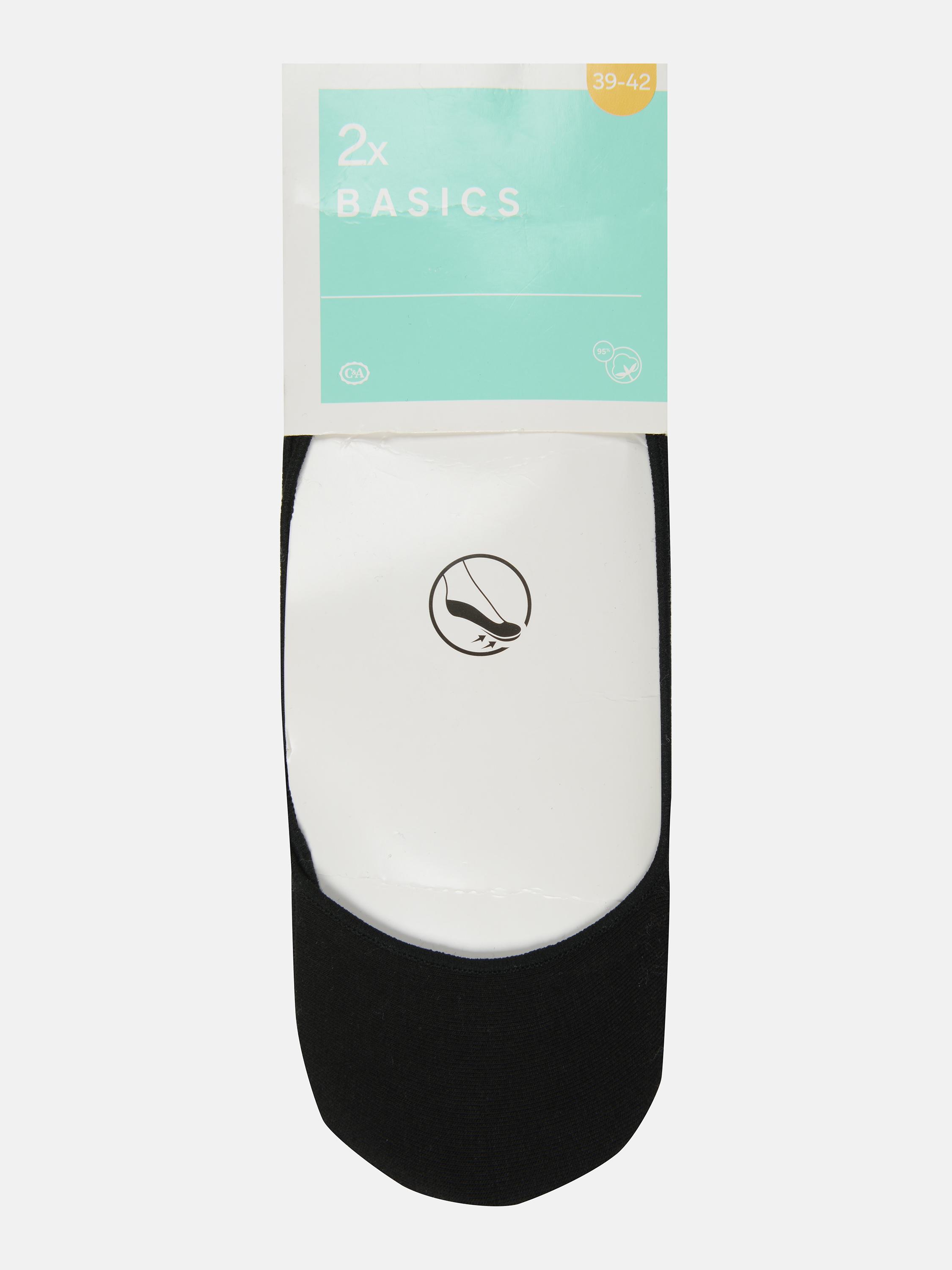 Шкарпетки капронові C&A 2 пари р. 35-38 Чорний (2245074090610)