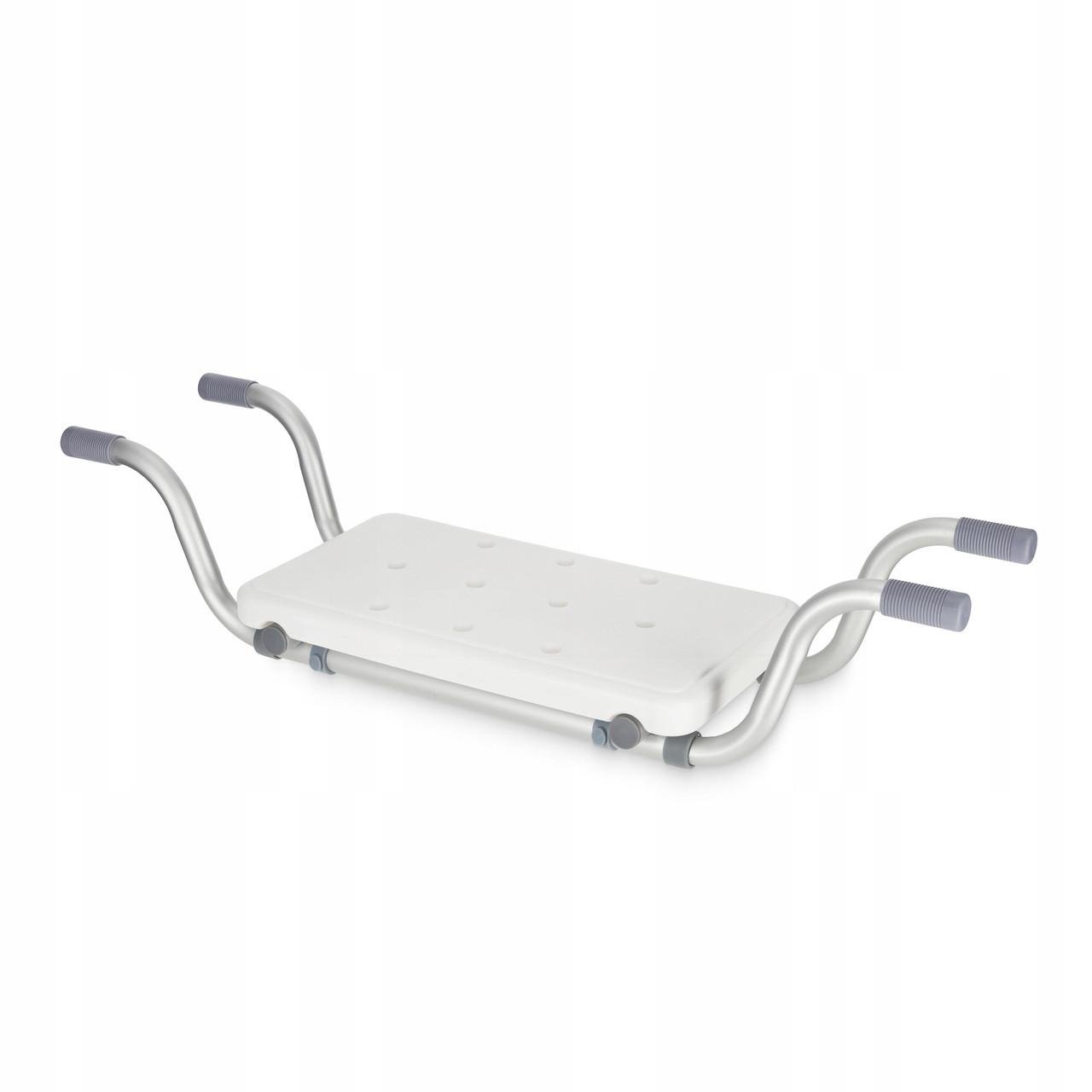 Сидение-скамейка для ванной 4FIZJO регулируемая White/Grey (P-5905973403436)