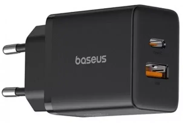 Зарядное устройство сетевое BASEUS Cube Fast Charger USB/Type-C P10111404113-00 30W Black