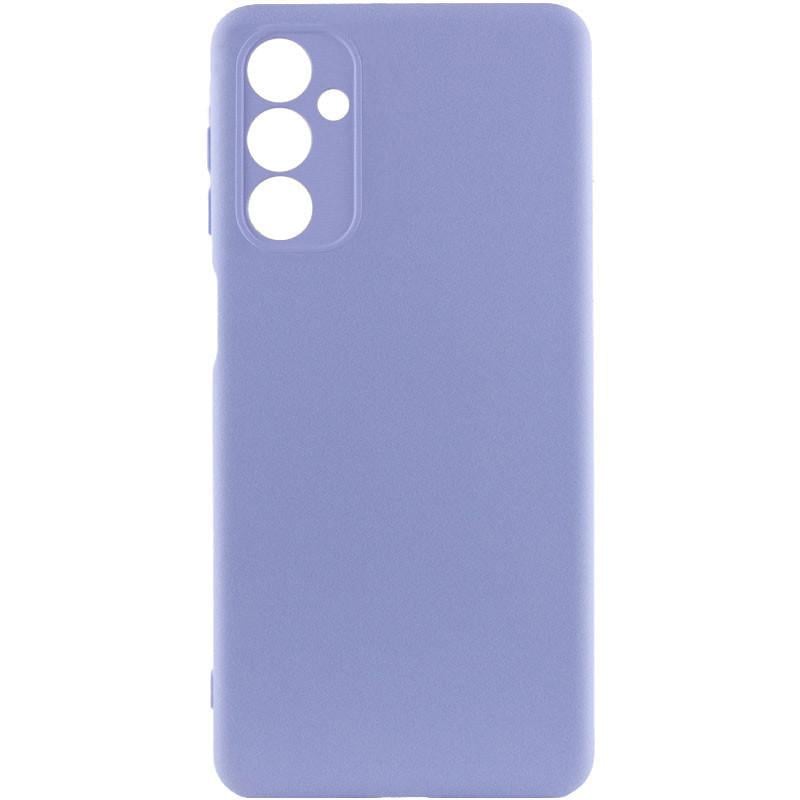 Противоударный чехол TPU GETMAN Liquid Silk Full Camera для Samsung Galaxy A26 5G Сиреневый / Dasheen