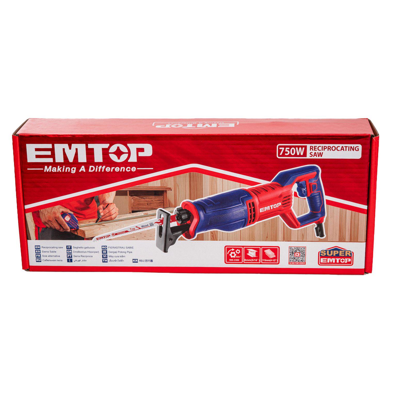 Пила шабельна EMTOP ERSW7501 - фото 11