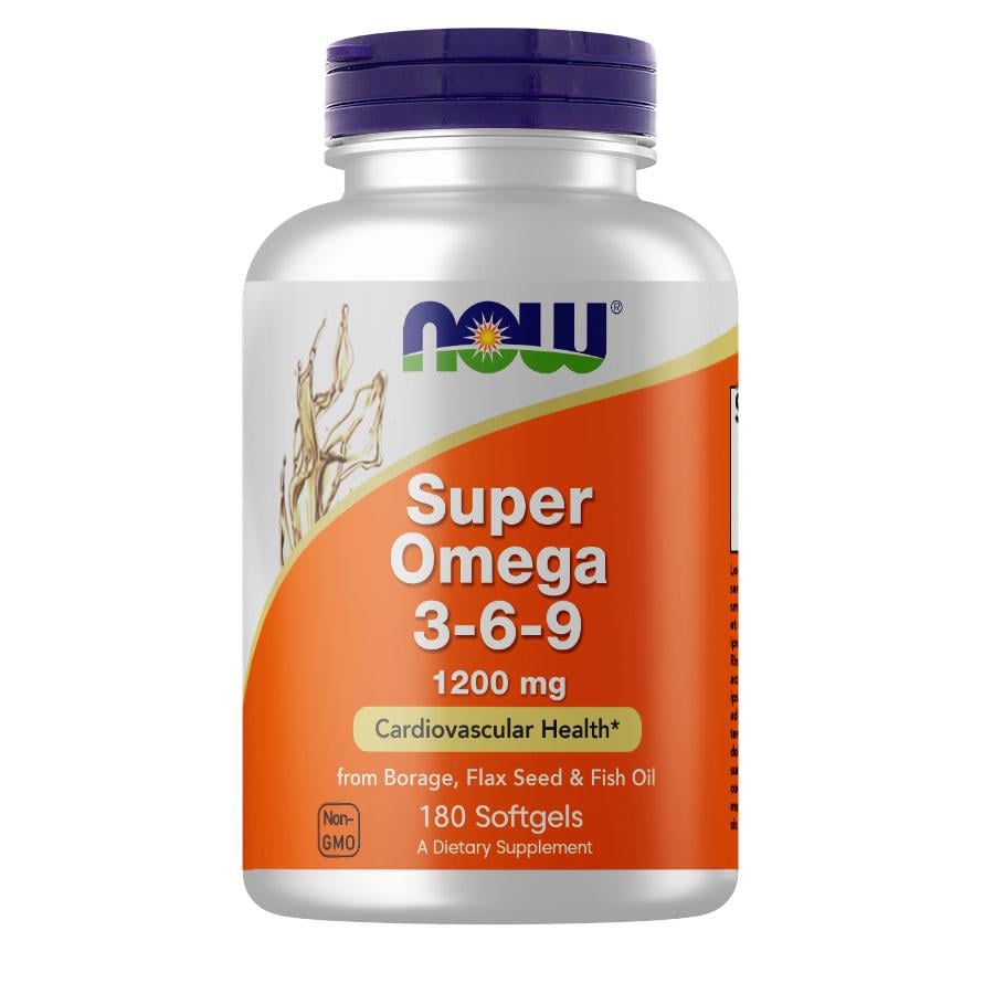 Рибий жир NOW Foods Super Omega 3-6-9 1200 mg 180 капсул