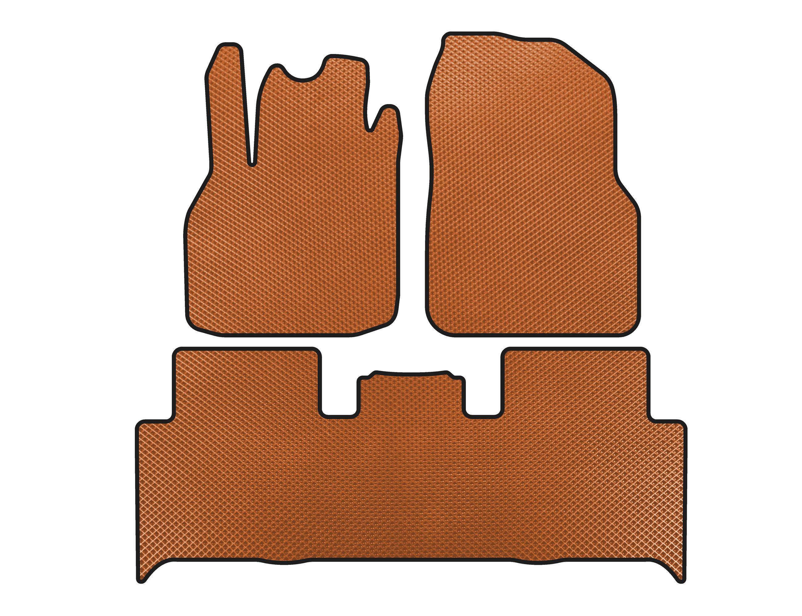 Коврики EVA Digital Designs для Renault Scenic/Grand 2003-2009 гг. Оранжевый (144904)