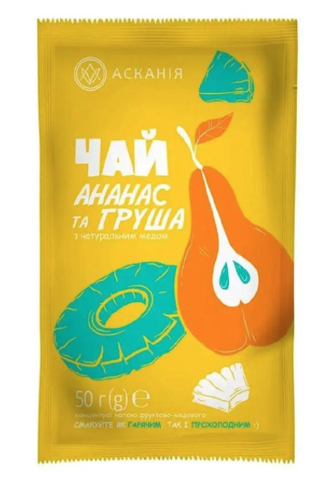 Чай саше Асканія Ананас и груша 50 г (AS100123) Чай саше Асканія Ананас и груша 50 г (AS100123)