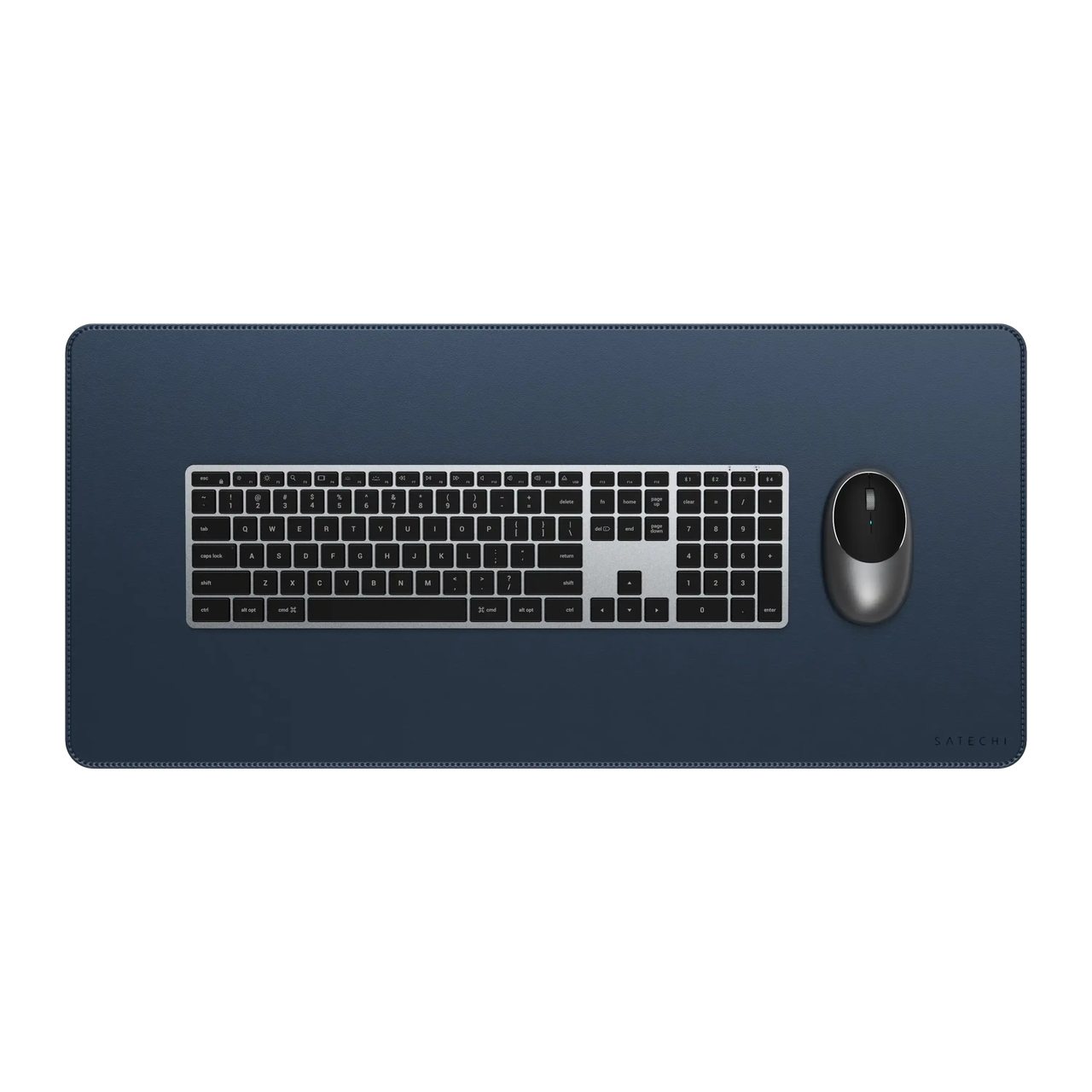 Коврик для компьютерной мыши Satechi Vegan Leather Premium Desk Mat Blue (ST-LPDMB)