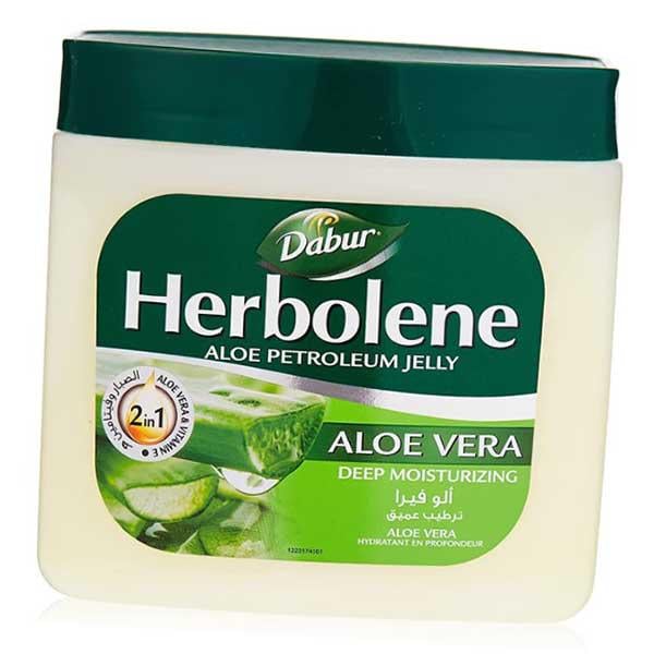 Вазелин для кожи Dabur Herbolene Petroleum Jelly с алоэ вера и витамином Е 115 мл (43634087)