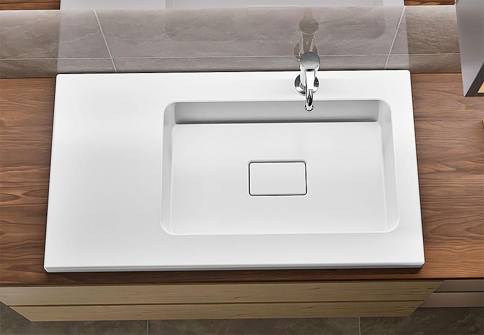 Умивальник накладний Status Vega Low 80 L White (685) - фото 11