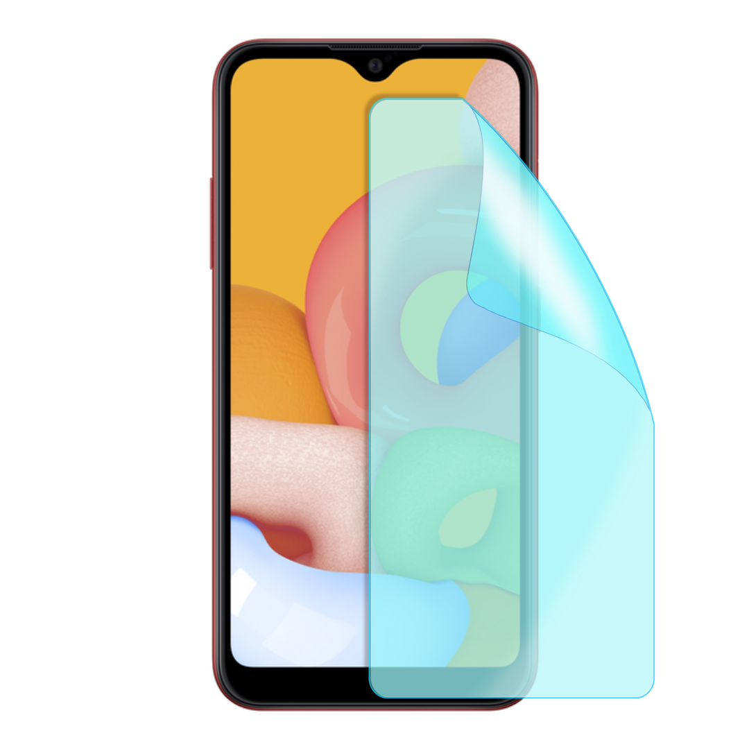 Защитная гидрогелевая глянцевая пленка Grade C на экран смартфона Samsung Galaxy A01 (HF-C02SNG-001-155) Защитная гидрогелевая глянцевая пленка Grade C на экран смартфона Samsung Galaxy A01 (HF-C02SNG-001-155)