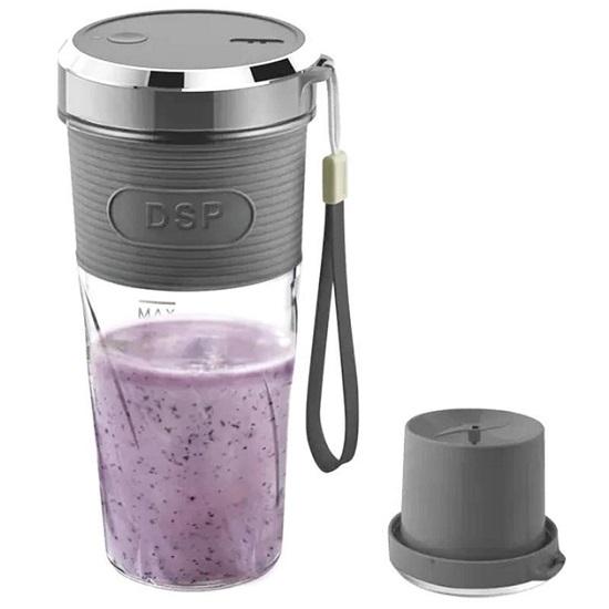 Блендер-шейкер для смузи и коктейлей DSP KJ2087 50 Вт 350 мл Grey (MG-01629) - фото 2 Блендер-шейкер для смузи и коктейлей DSP KJ2087 50 Вт 350 мл Grey (MG-01629) - фото 2