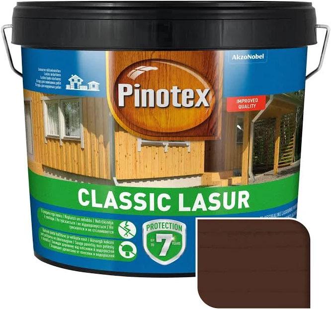 Пропитка для дерева Pinotex Classic Lasur с декоративным эффектом 10 л Орех (356797)
