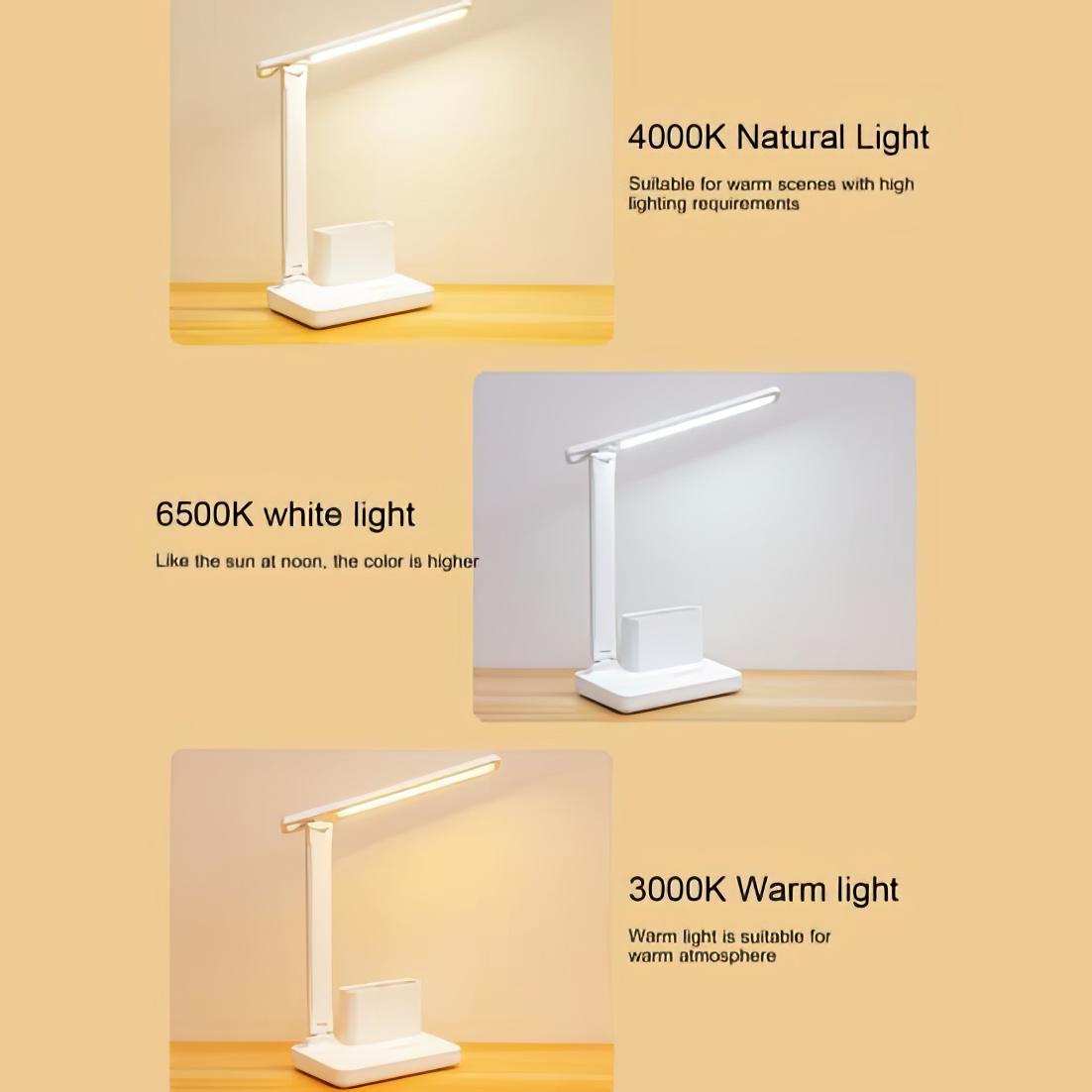 Світильник настільний Portable Desk Lamp BL 3301 Білий (1010446-White) - фото 6