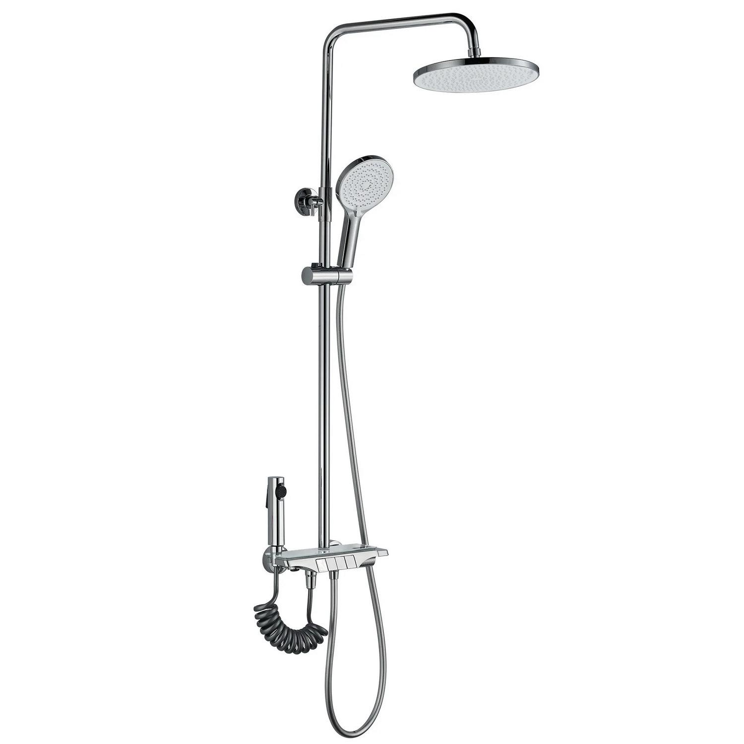Душевая система с термостатом REA Savio REA-P8544 Хром (237771)