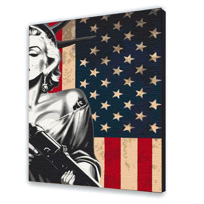 Картина за номерами ART CRAFT Американська Монро 40х50 см (10318-AC) Картина за номерами ART CRAFT Американська Монро 40х50 см (10318-AC)