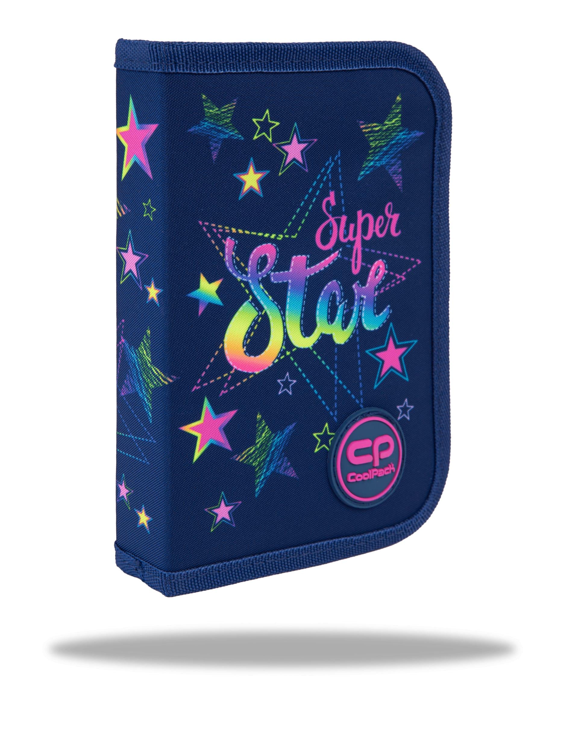 Пенал на молнии CoolPack CLIPPER STARS (F076960)