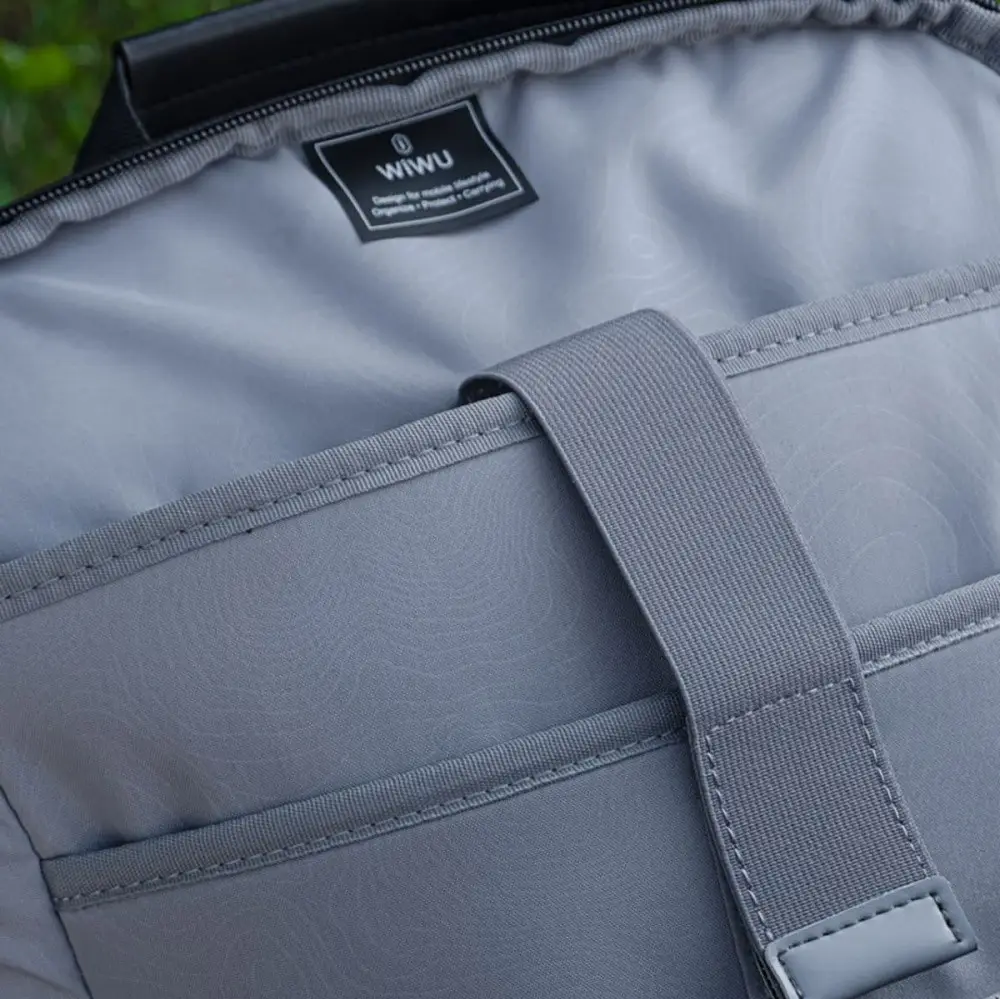 Рюкзак для ноутбука WIWU Elite Backpack із захистом від вологи з поліестеру 15,6" Зелений (48417) - фото 3