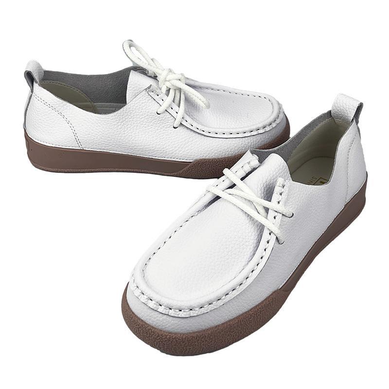 Мокасини жіночі шкіряні 6095-1 p. 36 23 см Білий - фото 2