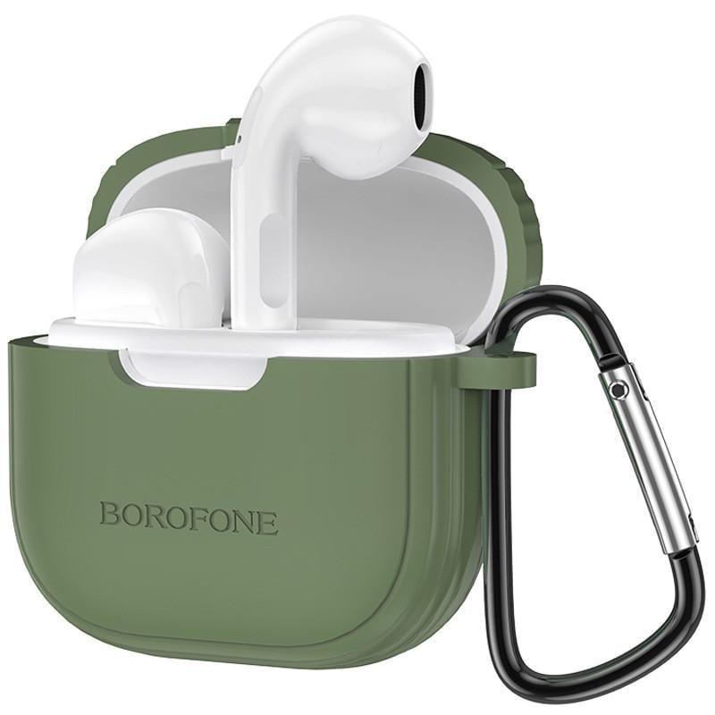 Наушники беспроводные TWS Borofone BW29 Forest Green (00000064266_4)