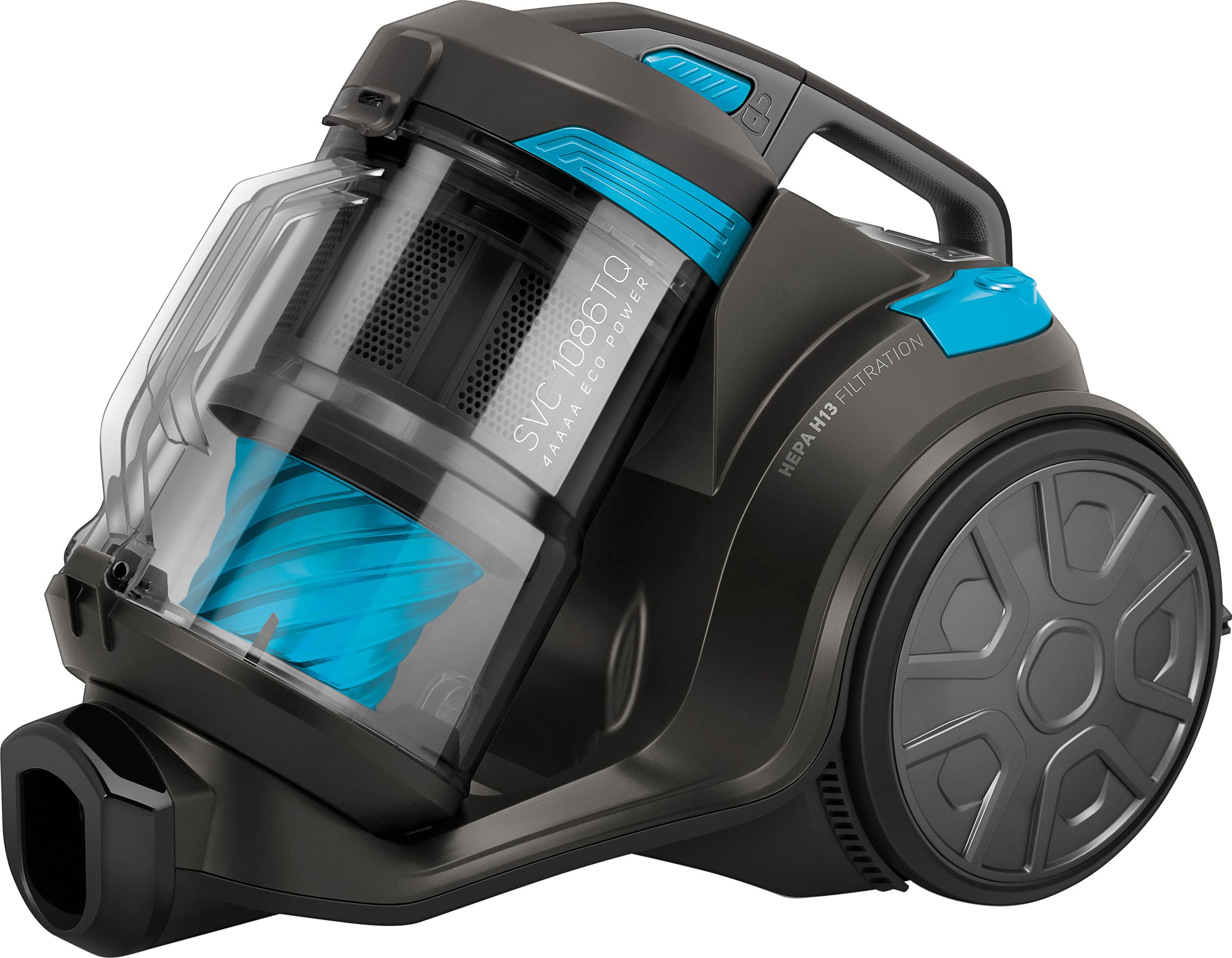 Пылесос Sencor SVC1086TQ контейнерный 700 Вт HEPA 13 3,5 л для сухой уборки Черный/Синий (622459) - фото 3 Пылесос Sencor SVC1086TQ контейнерный 700 Вт HEPA 13 3,5 л для сухой уборки Черный/Синий (622459) - фото 3