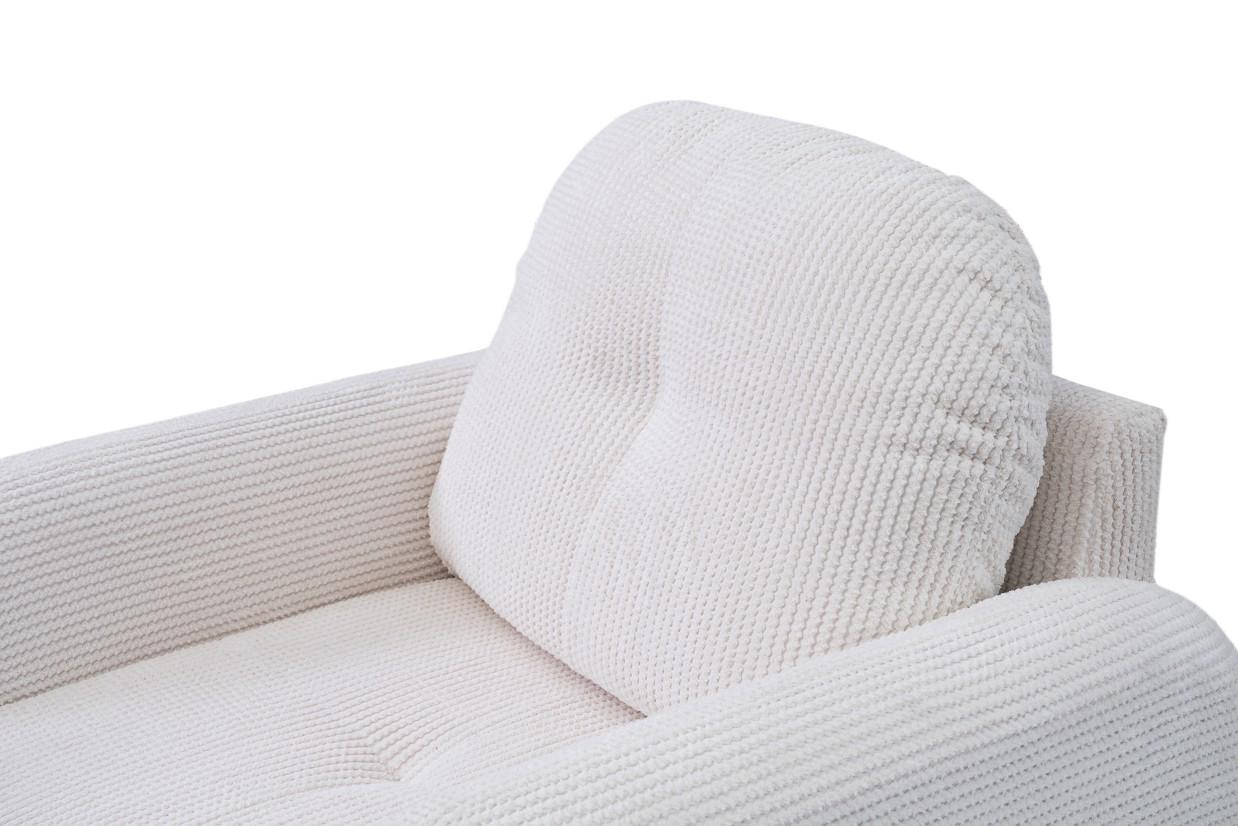 Мягкое кресло Perfect Home Cloud из натурального дерева/ДСП/ткань Elma 04 Белый (49731) - фото 6 Мягкое кресло Perfect Home Cloud из натурального дерева/ДСП/ткань Elma 04 Белый (49731) - фото 6