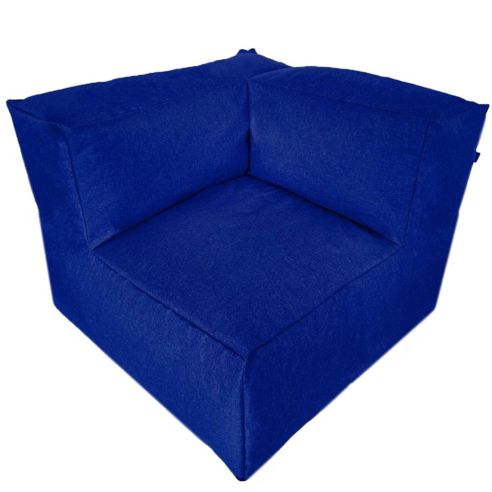 Безкаркасний диван модульний Tia-Sport Блек кутовий оксфорд Синій