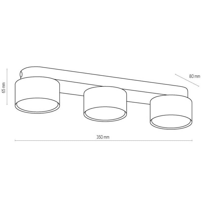 Світильник стельовий Tk Lighting 6142 Space Gold - фото 2