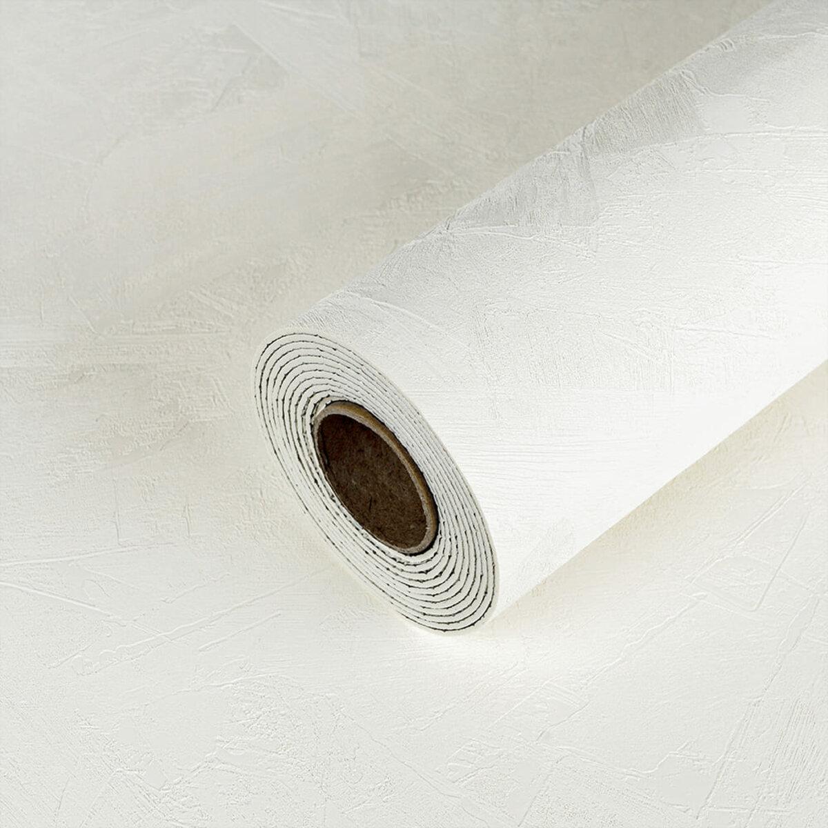 Декоративная плитка Штукатурка самоклеящаяся гибкая 600х3000х2,5 мм Белый (SW-00002990)