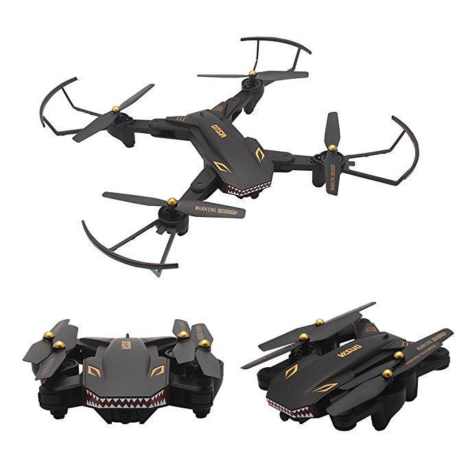 Квадрокоптер VISUO XS809SHW Mini Drone с камерой 2,0 Mp Черный (SUN3448) - фото 9