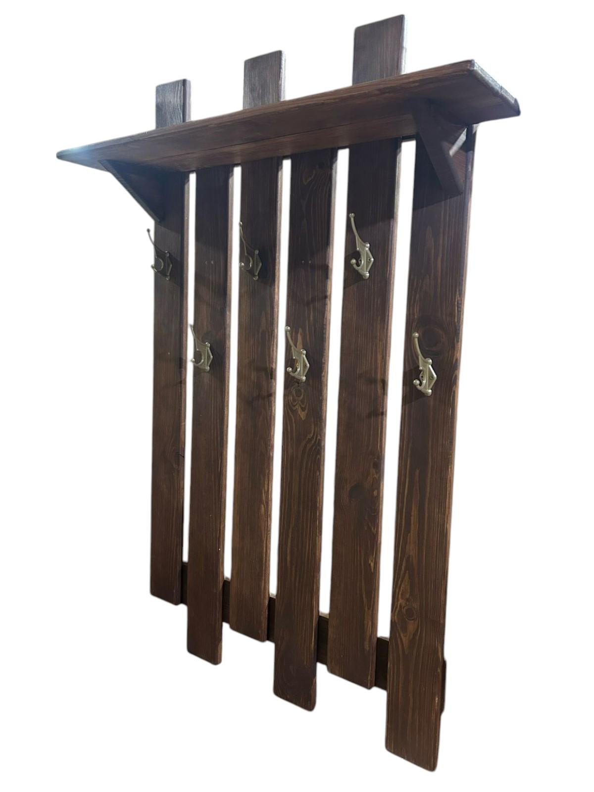 Вешалка настенная Бенвенуто из дерева (25622122) - фото 2